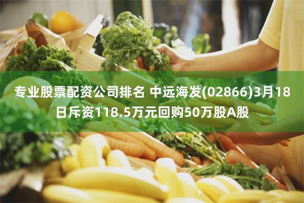 专业股票配资公司排名 中远海发(02866)3月18日斥资118.5万元回购50万股A股