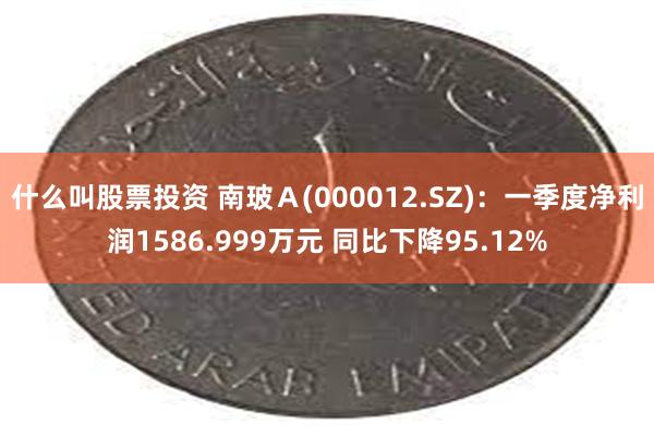什么叫股票投资 南玻A(000012.SZ):一季度净利润1586.999万元 同比下降95.12%