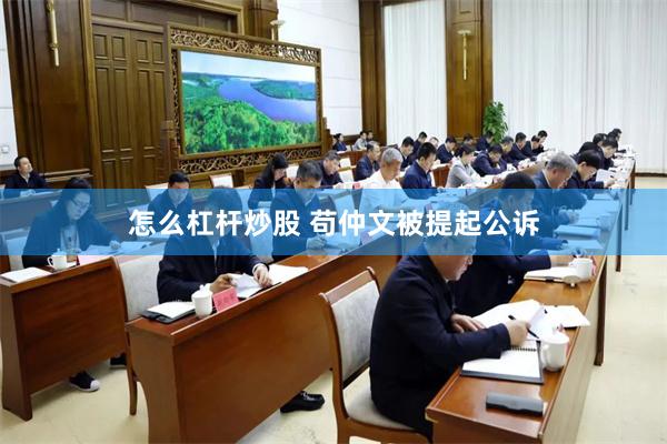 怎么杠杆炒股 苟仲文被提起公诉
